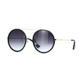 Gucci GG0061S Round-Frame Sunglasses — Black