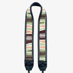 Jaipur #113 - Fabric & Leather camera strap