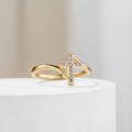 Personalizada Birthstone Cruz Dainty Anillo Minimalista Joyería Cumpleaños Religioso Bautizo Regalo para Mujer Cristiano