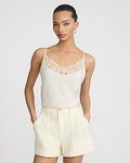 Express Women's Cotton High Waisted Utility Shorts in White 0