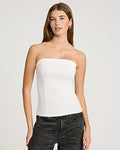 Express Women's Crepe Tube Top in White Small