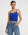 Express Women's Original Best Loved Bra Cami in Blue Small
