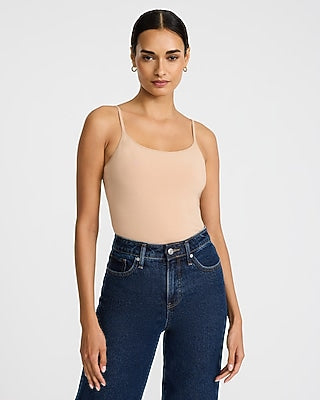 Express Women's Original Best Loved Bra Cami in Neutral Small