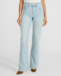 Express Women's High Waisted '90S Bootcut Jeans in Light Wash