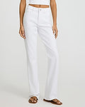 Express Women's Mid Rise Bootcut Jeans in White
