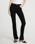 Express Women's Mid Rise Stay Skyscraper Jeans in Black, size: 0