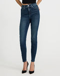 Express Women's High Waisted Skinny Jeans in Dark Wash