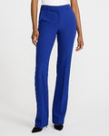 Express Women's Editor Studio Stretch Twill Mid Rise Bootcut Pant in Blue 0