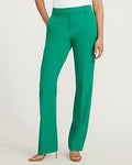 Express Women's Editor Studio Stretch Twill Mid Rise Bootcut Pant in Green 0