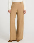 Express Women's Editor Plaid Mid Rise Wide Leg Palazzo Pant in Print