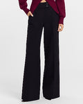Express Women's Editor Studio Stretch Twill High Waisted Wide Leg Palazzo Pant in Black 0