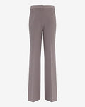 Express Women's Editor Studio Stretch Twill High Waisted Flare Trouser in Purple 0
