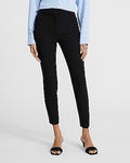 Express Women's Editor Studio Stretch Twill High Waisted Skinny Pant in Black 0