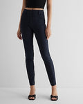 Express Women's Editor High Waisted Skinny Pant in Heather Blue