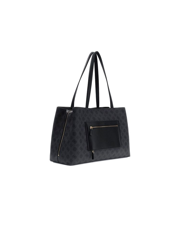 Guess Wilder Tri Compartment Tote Bag — Charcoal