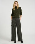 Express Women's Cloud Soft Turtleneck Sweater in Olive Green
