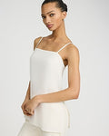 Express Women's Square Neck Tunic Cami in White Small