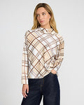 Express Women's Satin Mock Neck Long Sleeve Top Small