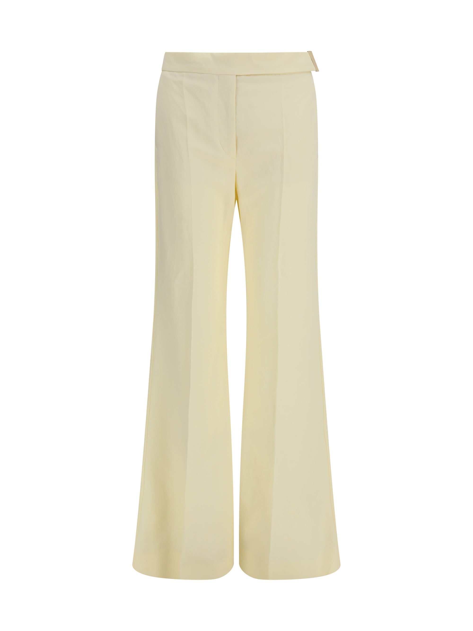 Max Mara Sportmax Trousers — Yellow