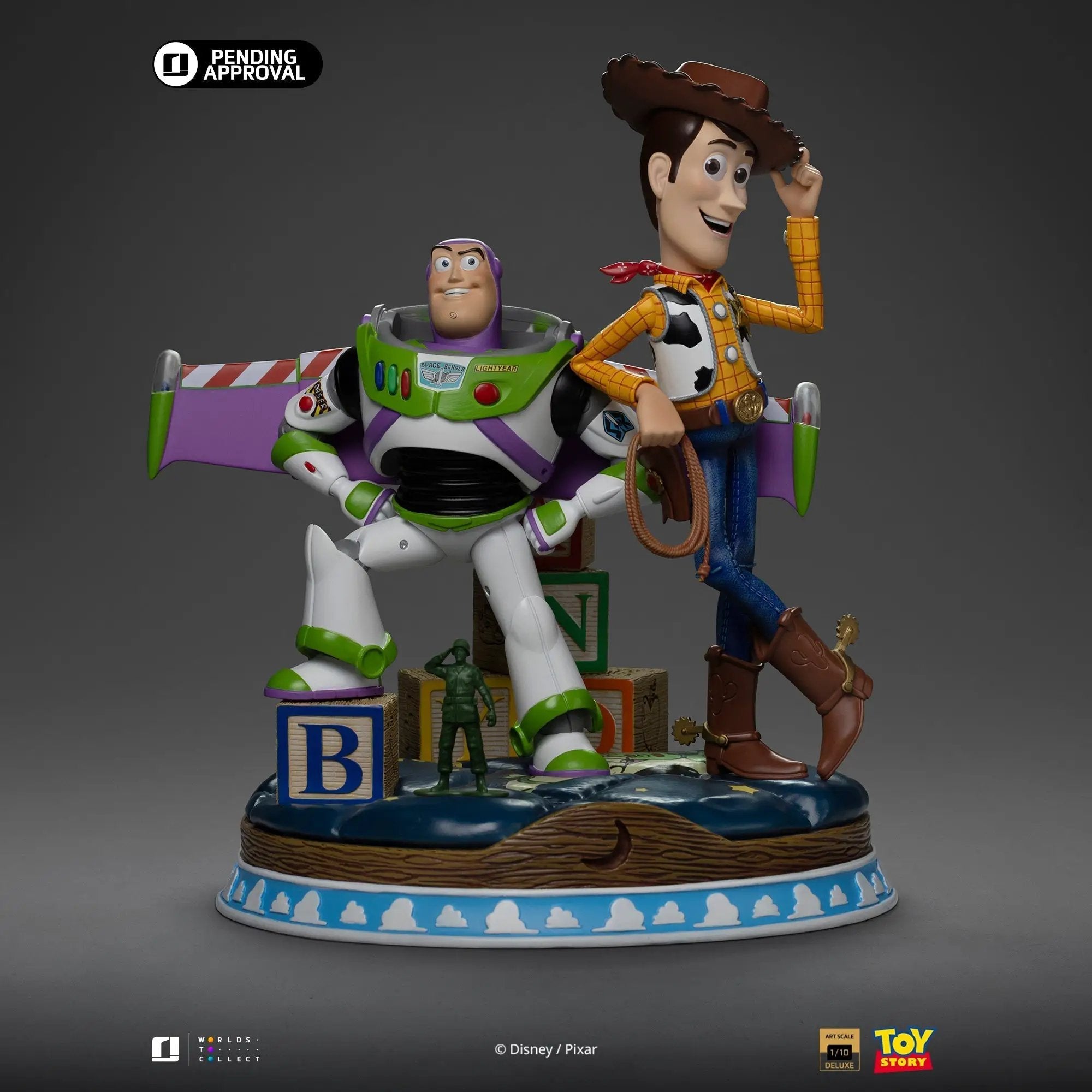 Statue Buzz & Woody - Toy Story - Deluxe Art Scale 1/10 - Iron Studios