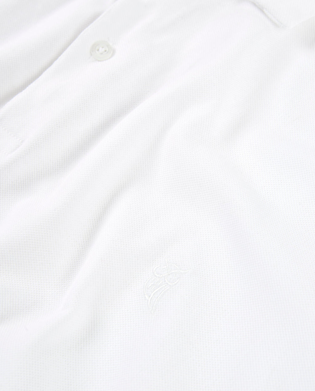 Polo Hombre Manga Corta Algodón Piqué Liso - Blanco 0101_01