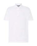 Polo Hombre Manga Corta Algodón Piqué Liso - Blanco 0101_01