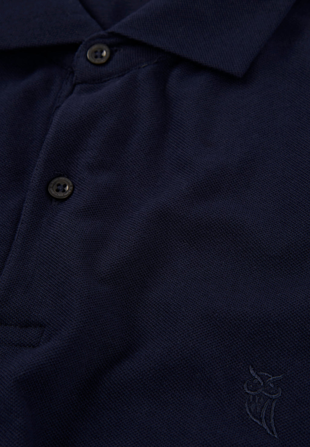 Polo Hombre Manga Corta Algodón Piqué Liso - Azul Marino 0102_39