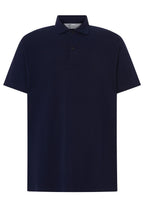 Polo Hombre Manga Corta Algodón Piqué Liso - Azul Marino 0102_39