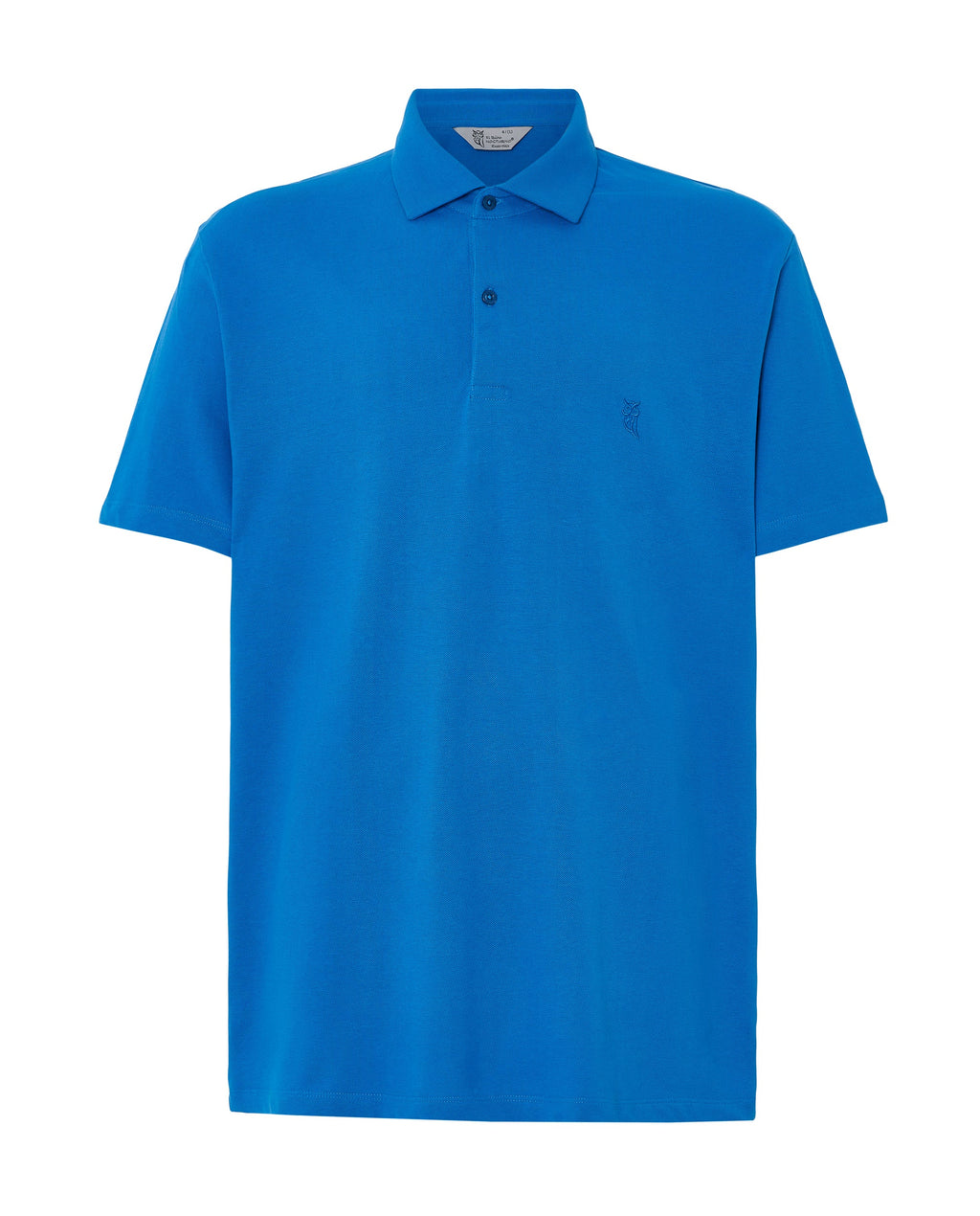 Polo Hombre Manga Corta Algodón Piqué Liso - Azul Royal 0103_36