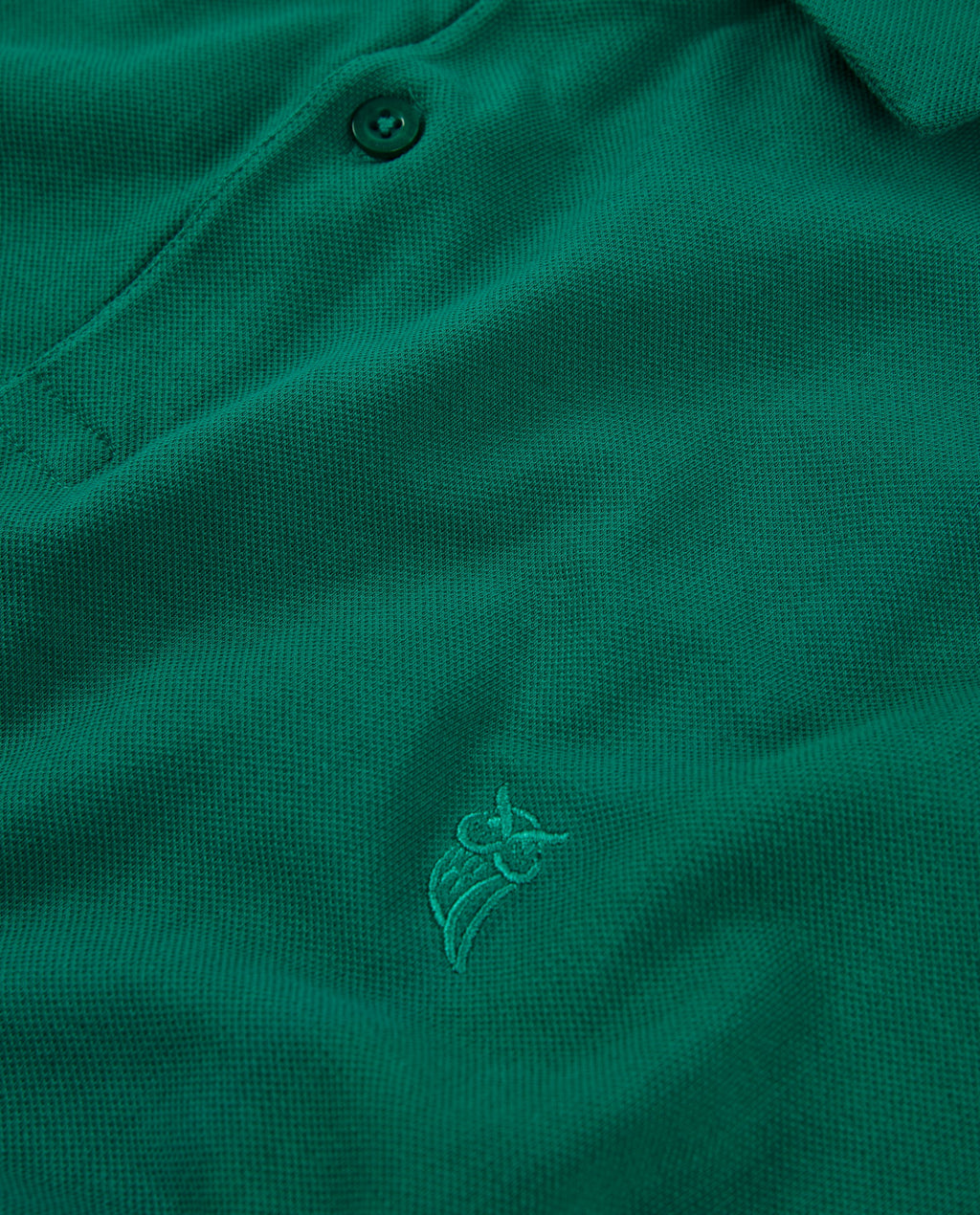 Polo Hombre Manga Corta Algodón Piqué Liso - Verde Billar 0106_40