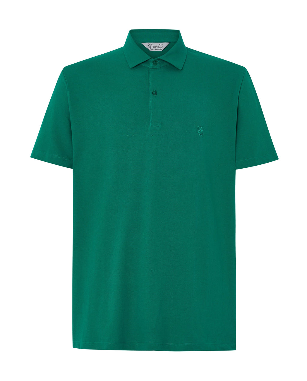 Polo Hombre Manga Corta Algodón Piqué Liso - Verde Billar 0106_40