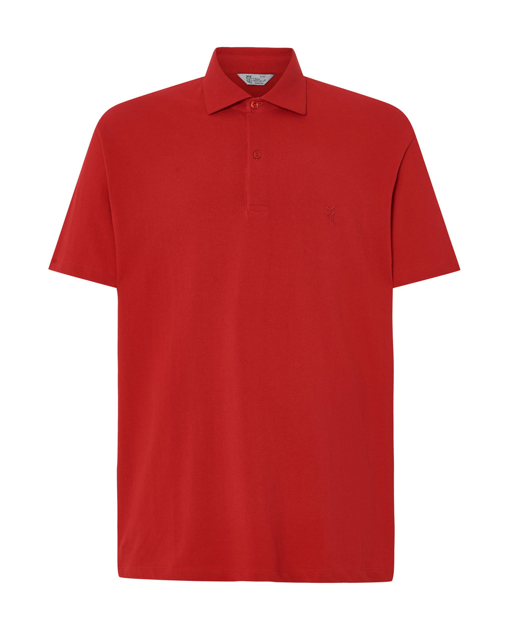 Polo Hombre Manga Corta Algodón Piqué Liso - Rojo 0107_90