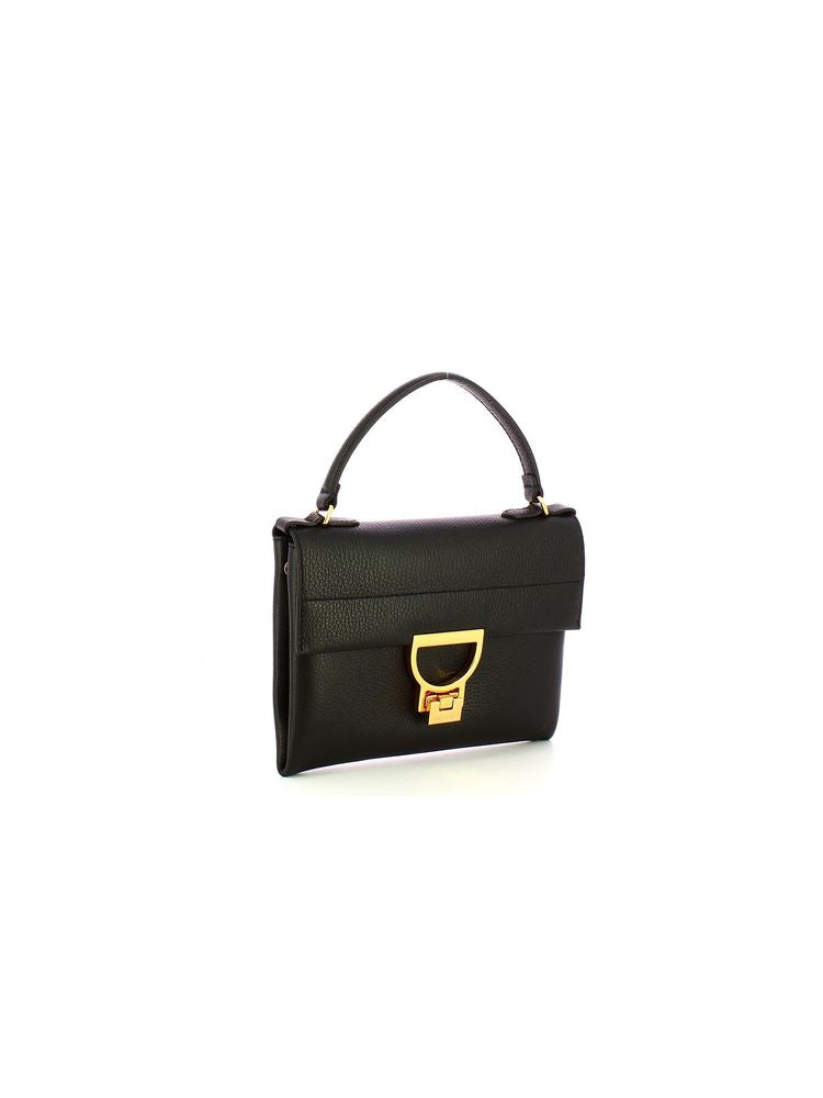 Coccinelle Arlettis Top Handle Bag — Black