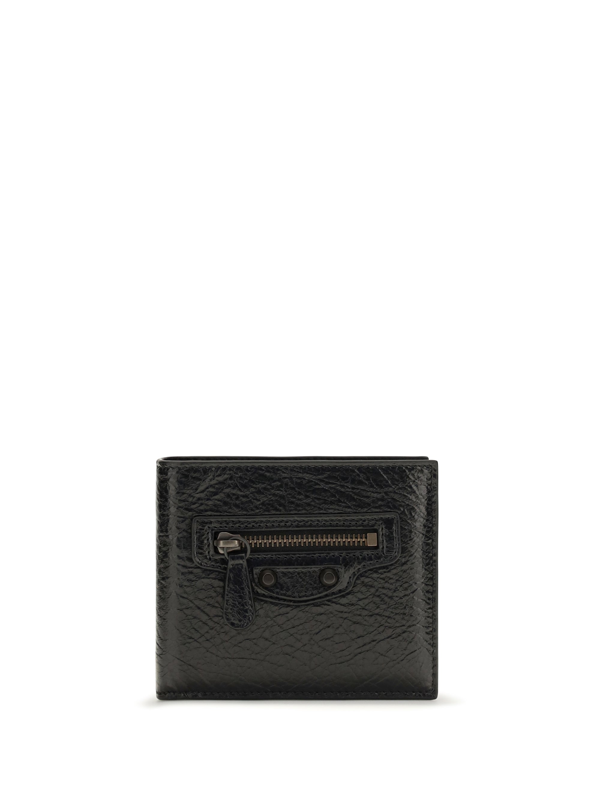 Balenciaga Le City Square Wallet — Black