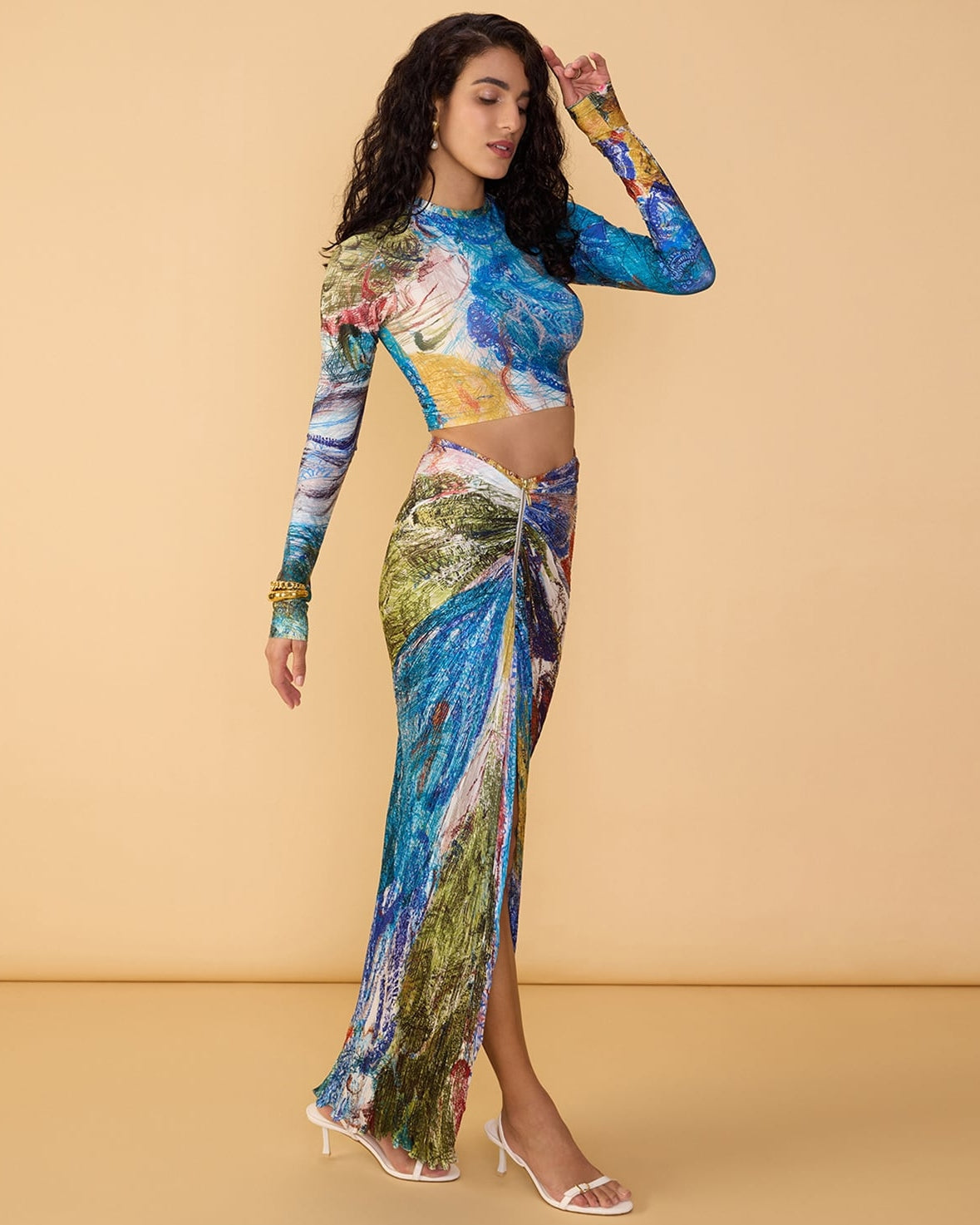 Gigi Blouse & Gigi Skirt By KYNAH, Luxury Indian Fashion & Bridal Wear