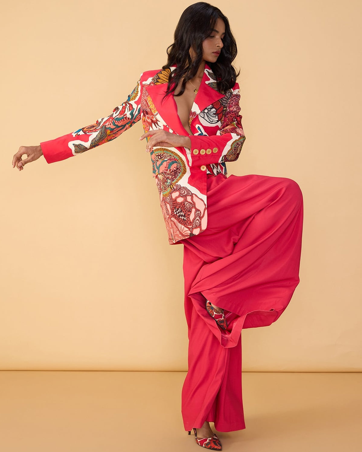 Mac Blazer & Saylor Palazoo By KYNAH, Luxury Indian Fashion & Bridal Wear
