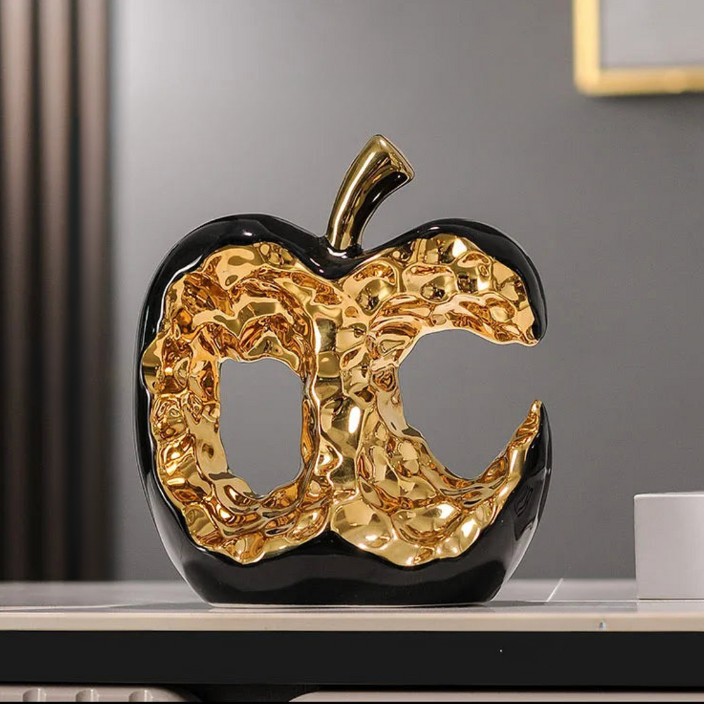ArtZ® Golden Glow Apple Sculpture