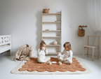 Alfombra infantil de diseño galleta Alfonsina "tostada" 100x150cm