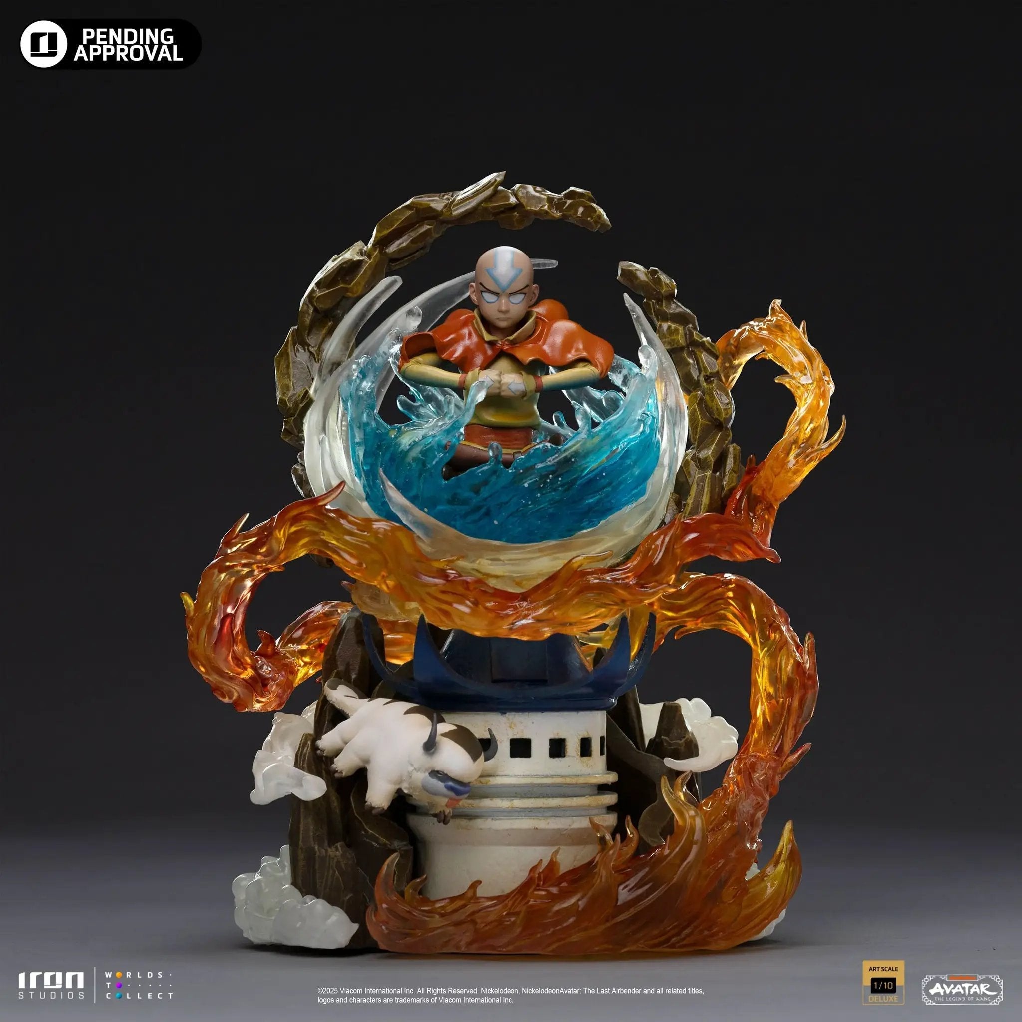 Statue Aang - Avatar: The Last Airbender - Deluxe Art Scale 1/10 - Iron Studios