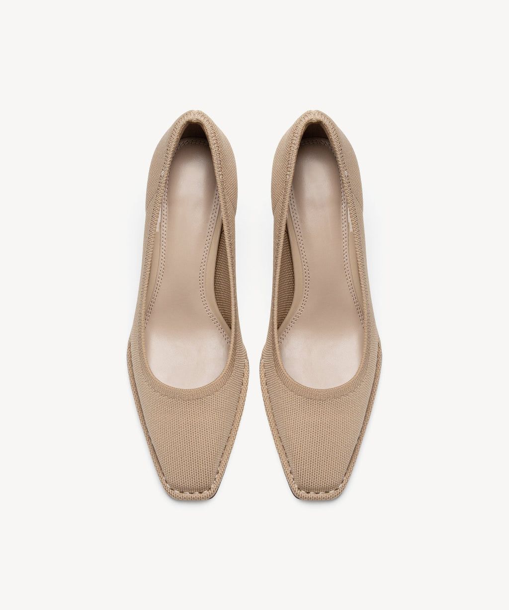 RefinEdge Square Toe Heeled Pump