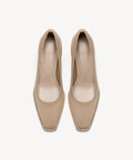 RefinEdge Square Toe Heeled Pump