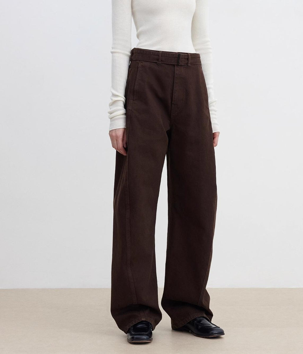 Shadow Dance Washed jeans women's design slim scimitar pants