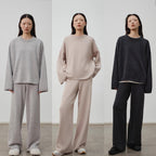 Wilderness Chasing Truth Minimalist Loose Wool Knit + Pants