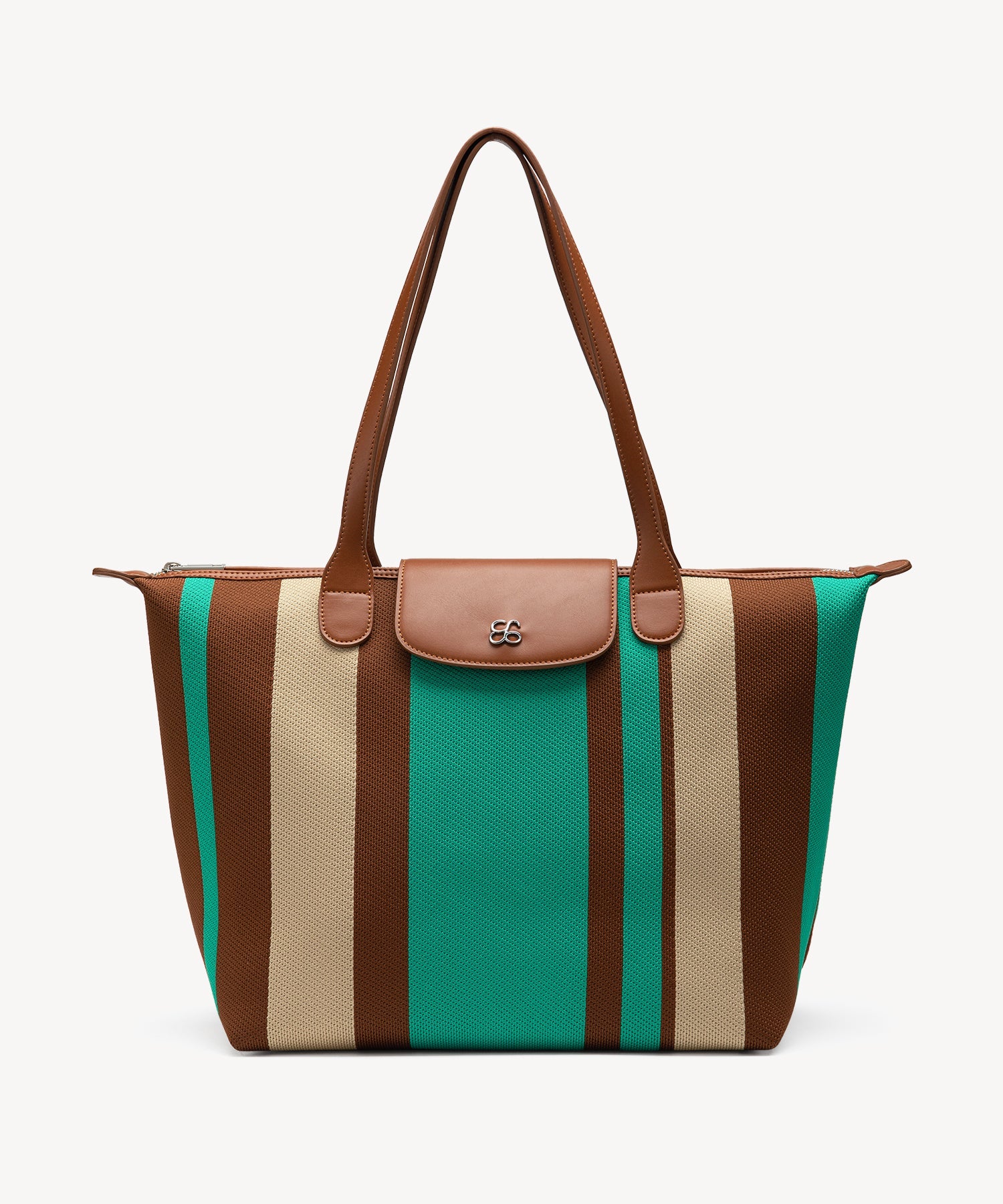 Classic Shoulder Tote Bags - Green / F