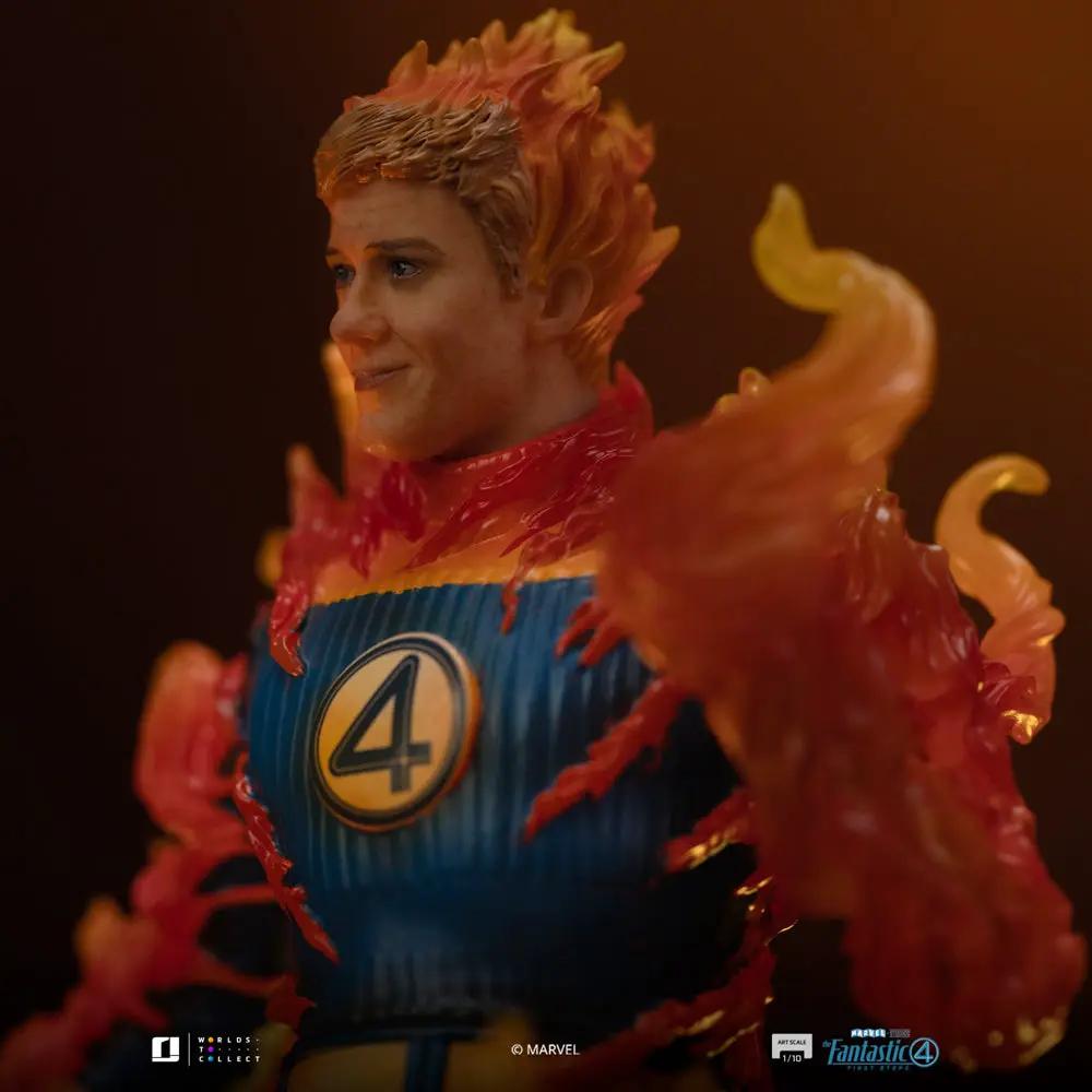 Statue Human Torch (Blue Suit Variant) - Fantastic Four - Art Scale 1/10 - Iron Studios