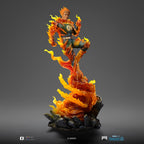 Statue Human Torch (Blue Suit Variant) - Fantastic Four - Art Scale 1/10 - Iron Studios
