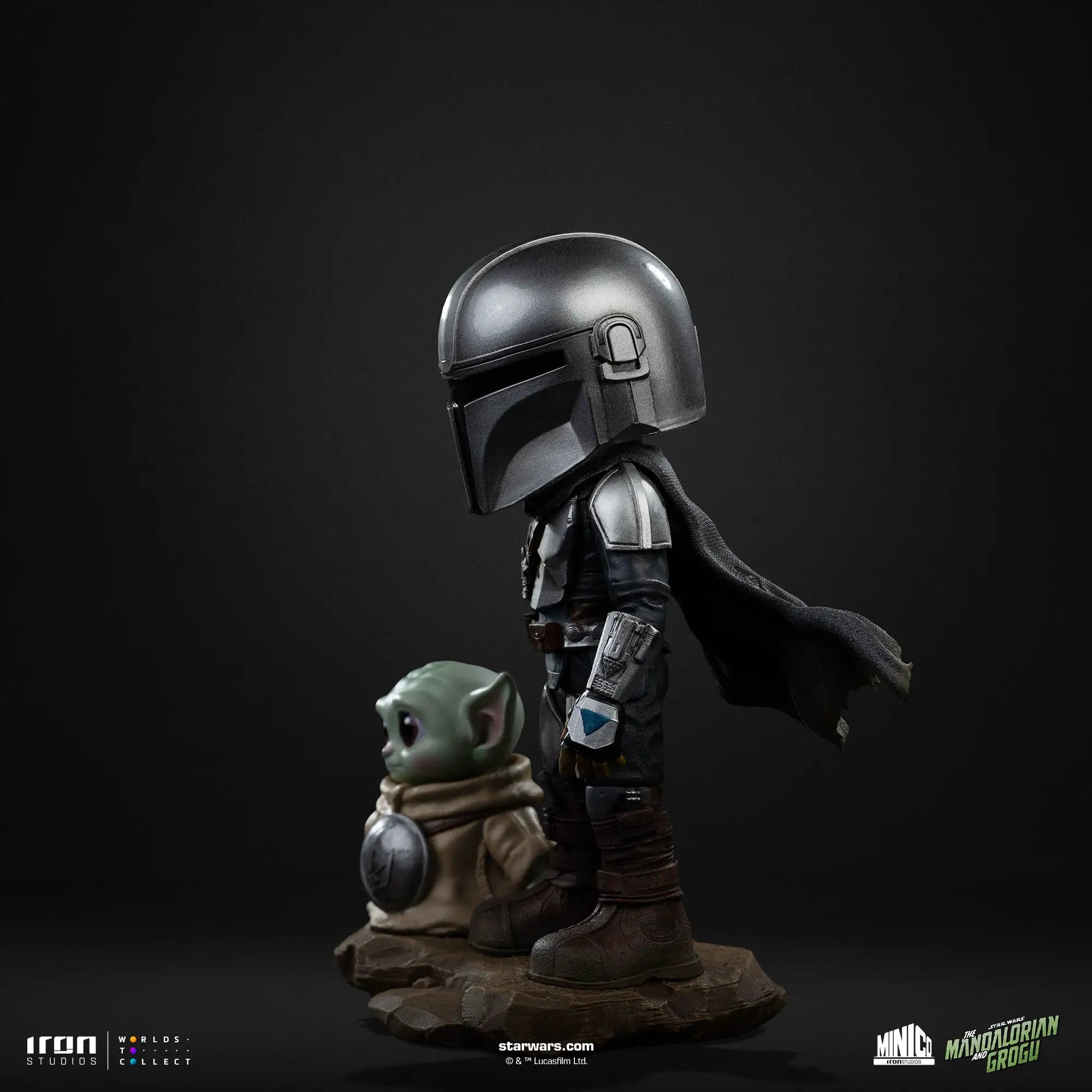 Statue Mandalorian and Grogu - The Mandalorian - MiniCo - Iron Studios
