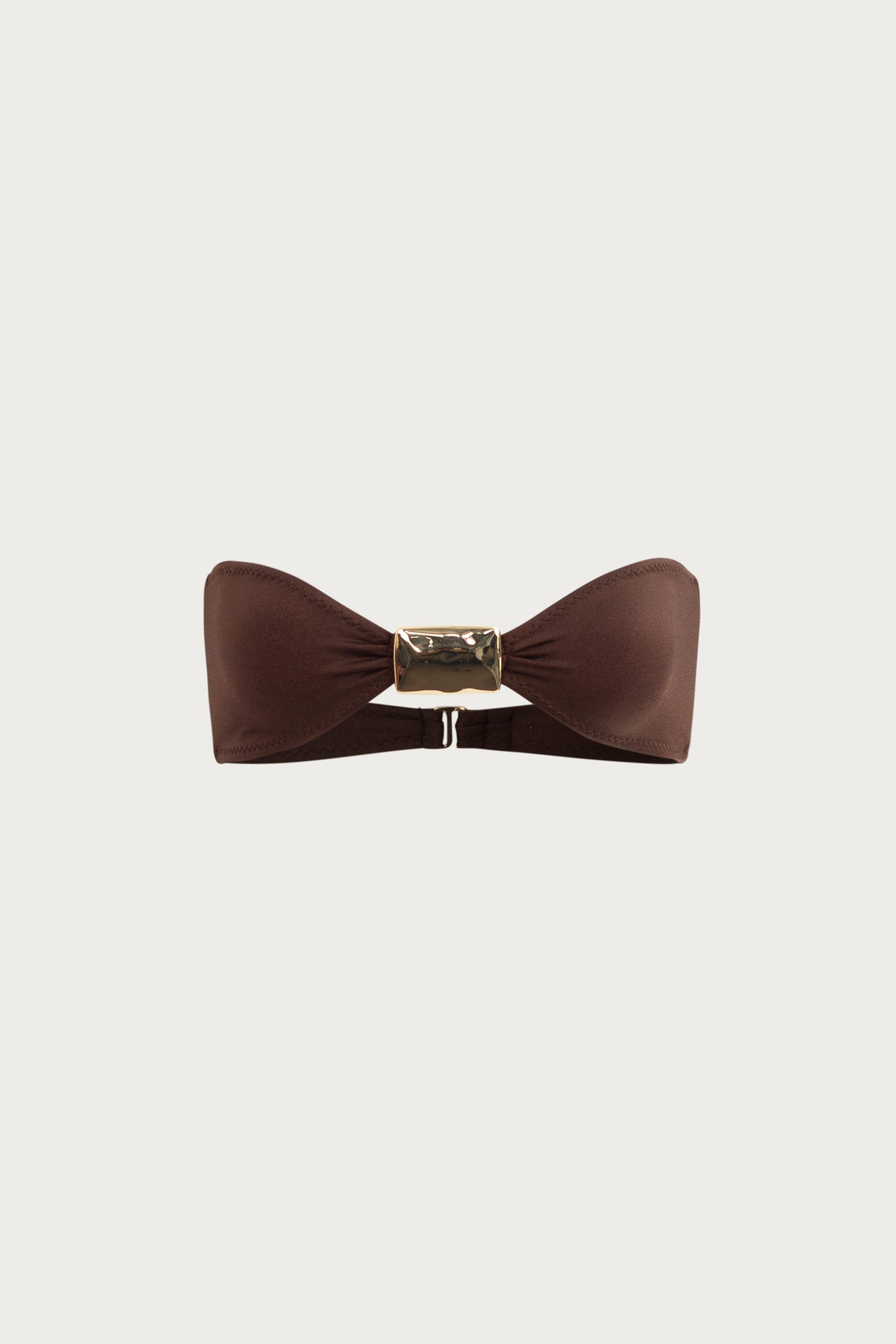 Hammer Bandeau Top (Chocolate Brown)
