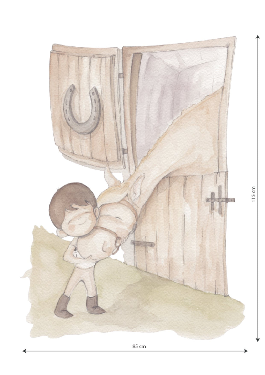 Vinilo Decorativo Infantil Caballos LOVE HORSE BOY