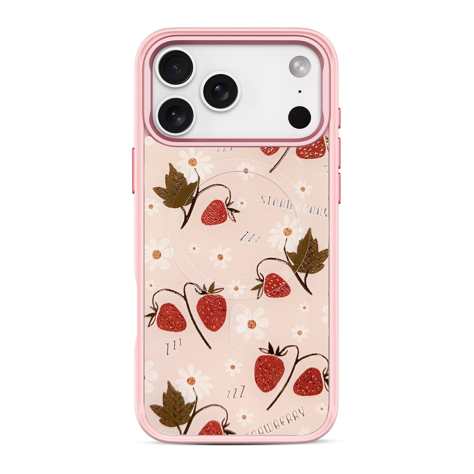 Strawberry Meadow Snap-On Cover